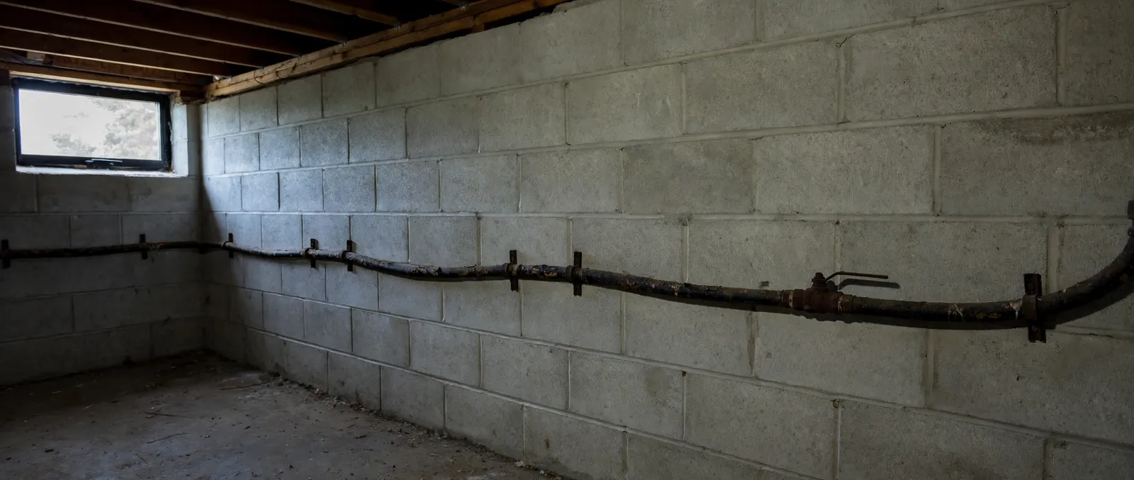Before photo, Gas Line Repair and Installation in Pinefield, by Waldorf Plumbing Company