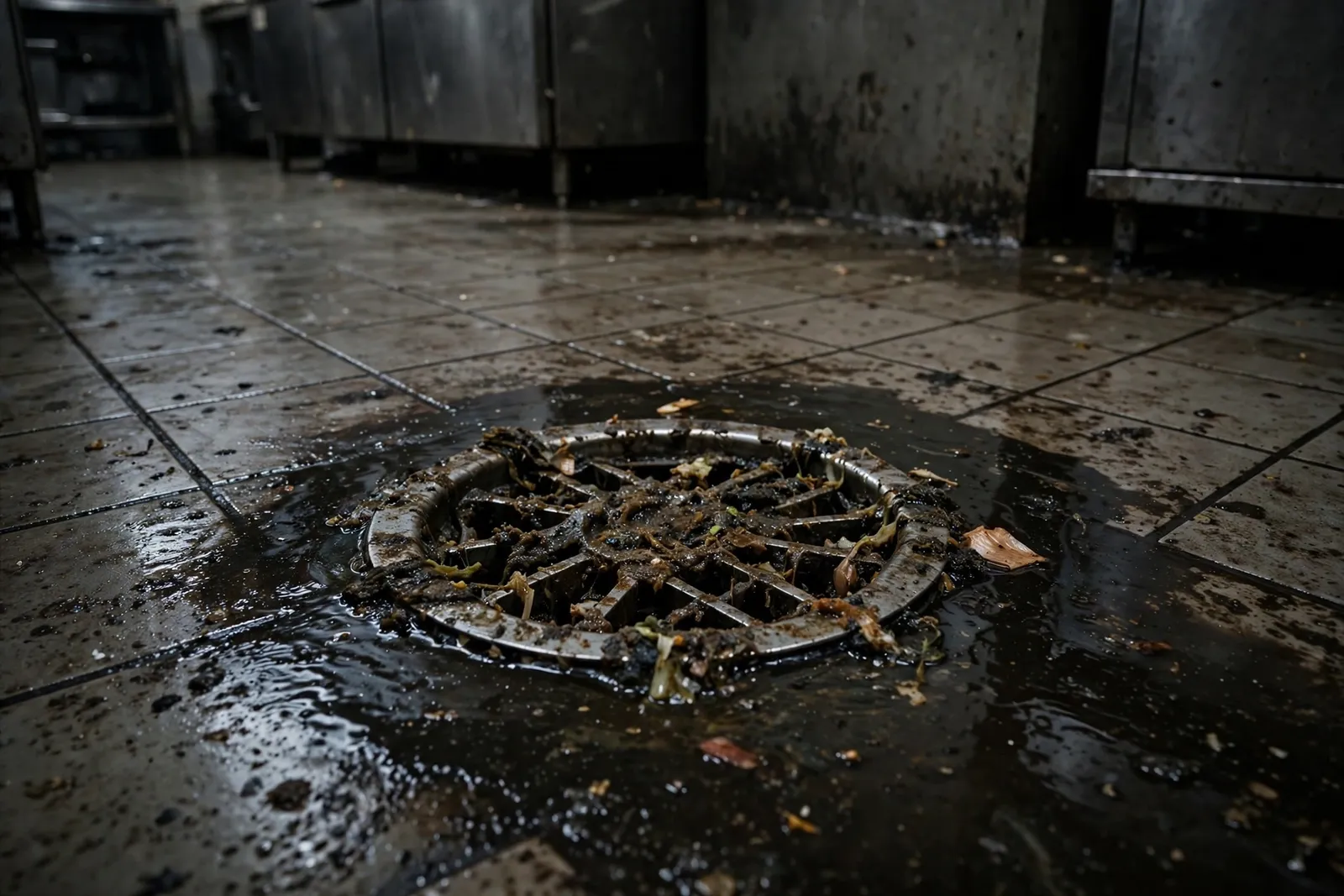 Before photo, Kitchen Drain Work at a Restaurant on Route 301, by Waldorf Plumbing Company